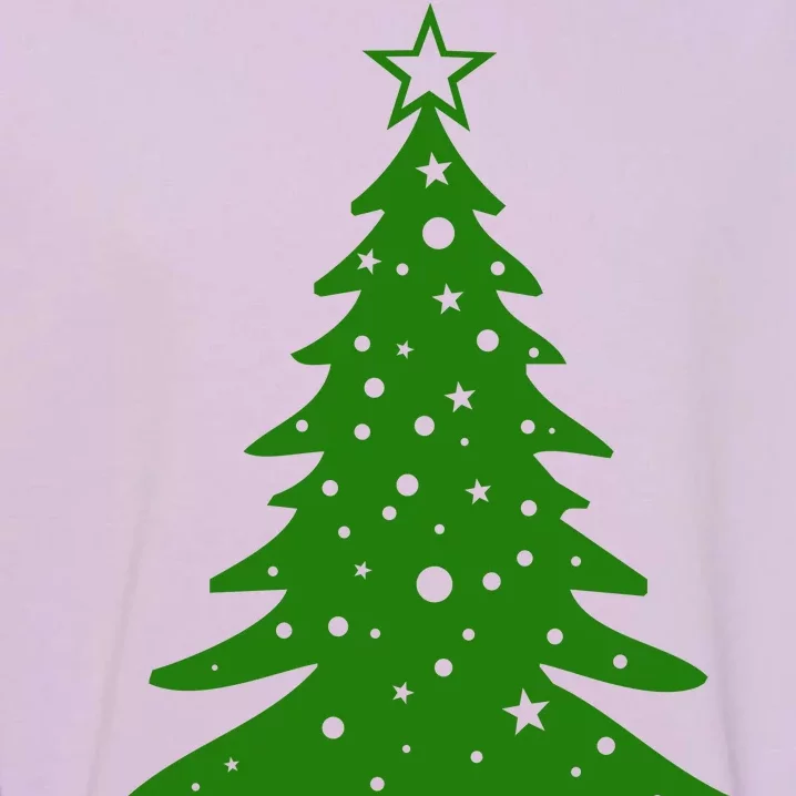 Lit AF Christmas Tree Garment-Dyed Sweatshirt