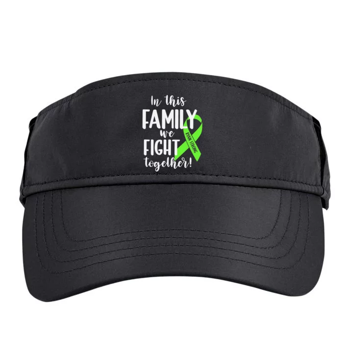 Lymphoma In This Family We Fight Together Team Cancer Lymphoma Ribbon Adult Drive Performance Visor