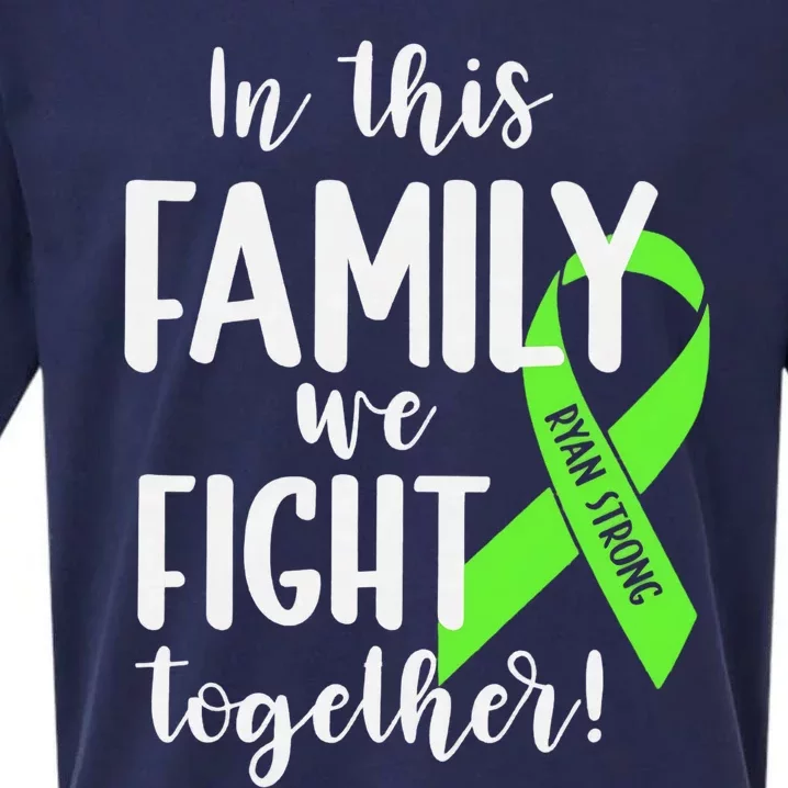 Lymphoma In This Family We Fight Together Team Cancer Lymphoma Ribbon Sueded Cloud Jersey T-Shirt