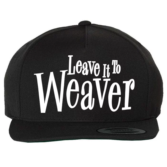 Leave It To Weaver New York Y.A.N.K.E.E.S Wool Snapback Cap