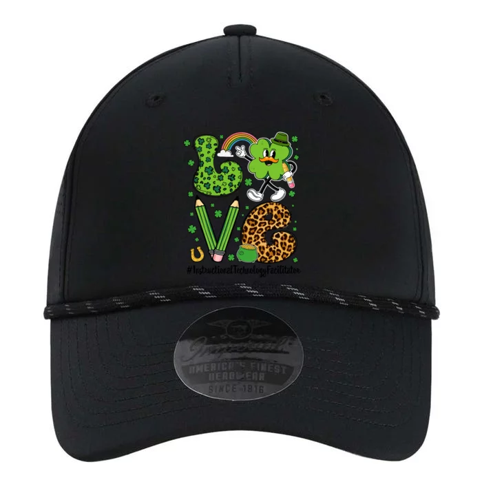 Love Instructional Technology Facilitator St Patricks Day Gift Performance The Dyno Cap