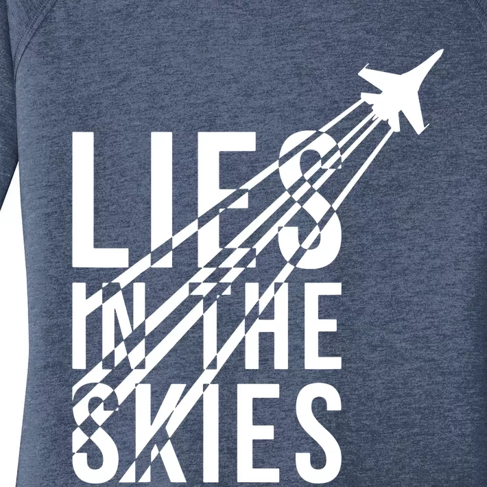 Lies In The Skies Women's Perfect Tri Tunic Long Sleeve Shirt