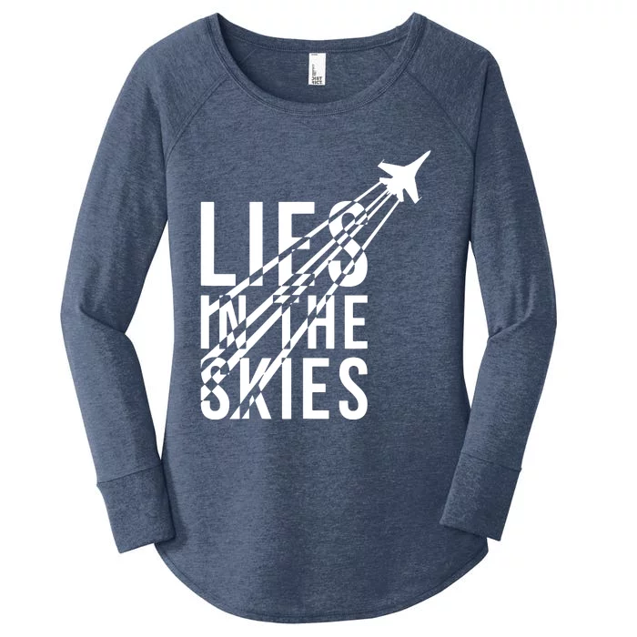 Lies In The Skies Women's Perfect Tri Tunic Long Sleeve Shirt