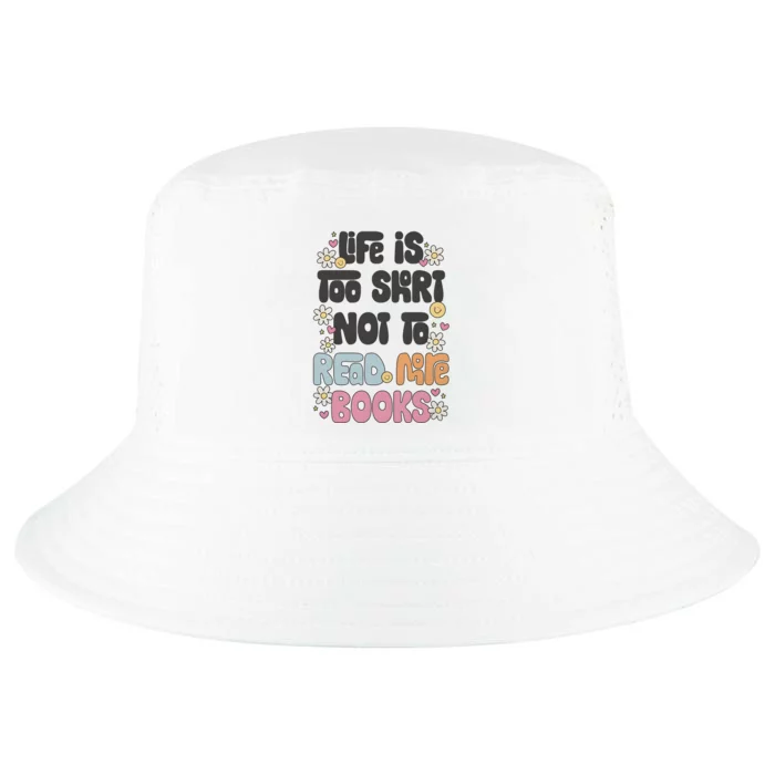 Life Is Too Short Not To Read More Books Cool Comfort Performance Bucket Hat