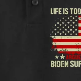 Life Is Too Short To Argue With Biden Supporters Dry Zone Grid Performance Polo