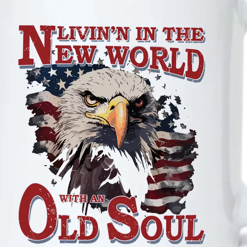 Living In The New World With An Old Soul Black Color Changing Mug