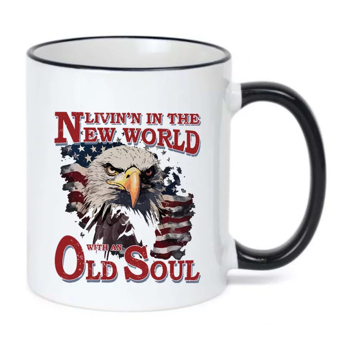 Living In The New World With An Old Soul Black Color Changing Mug