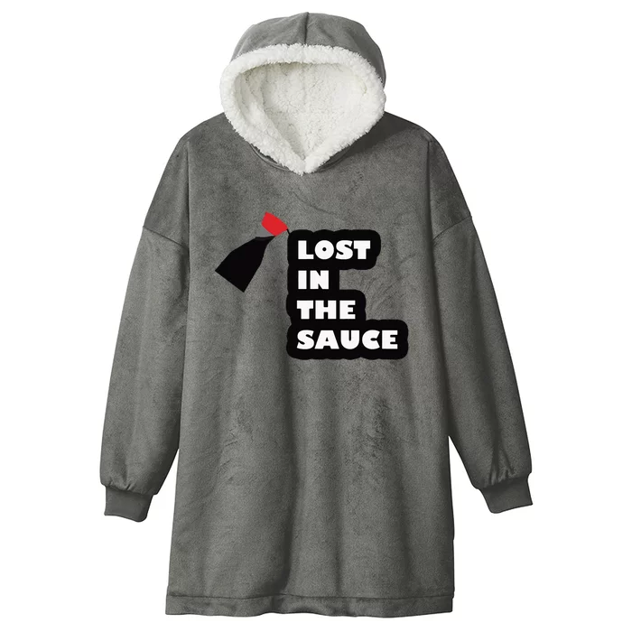 Lost In The Sauce Hooded Wearable Blanket