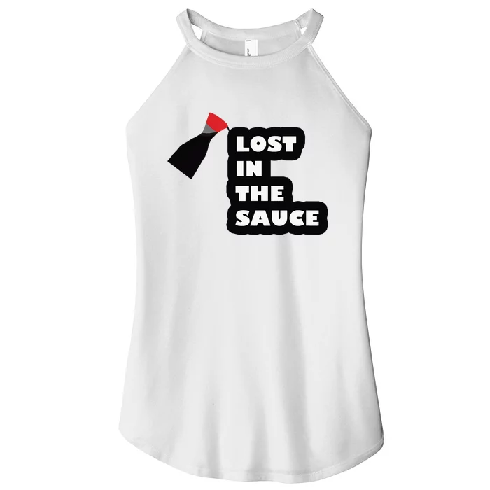 Lost In The Sauce Women’s Perfect Tri Rocker Tank