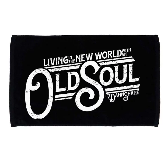 Living In The New World With An Old Soul Vintage Microfiber Hand Towel