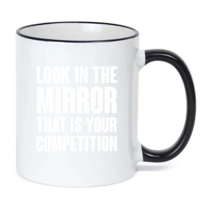 Look In The Mirror That Is Your Competitions Black Color Changing Mug