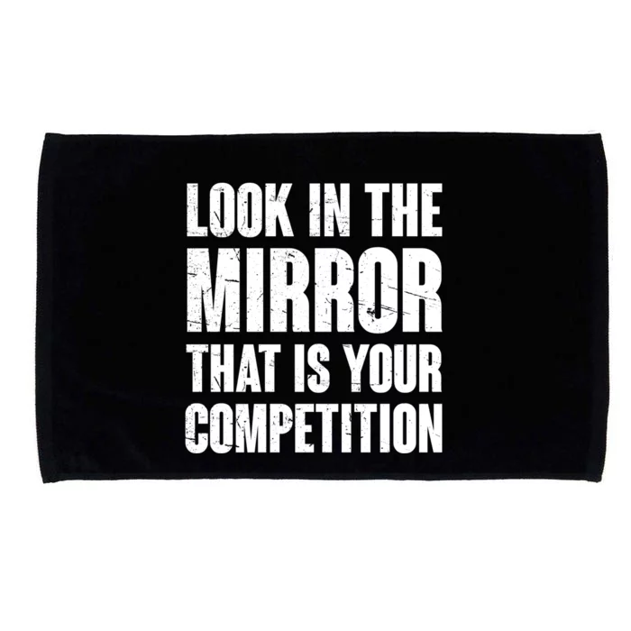 Look In The Mirror That Is Your Competitions Microfiber Hand Towel