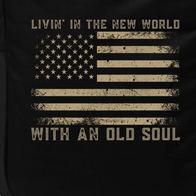 Living In The New World With An Old Soul America Flag Impact Tech Backpack