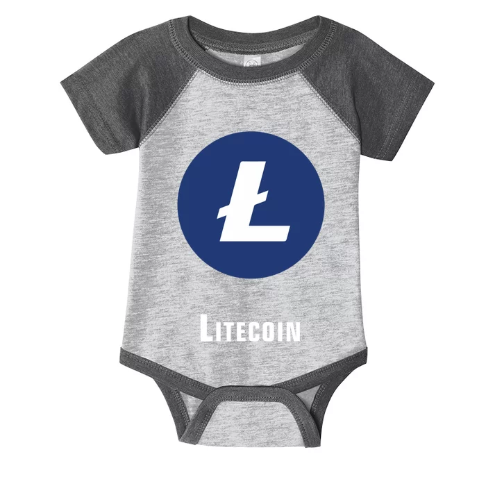 Litecoin Classic Infant Baby Jersey Bodysuit