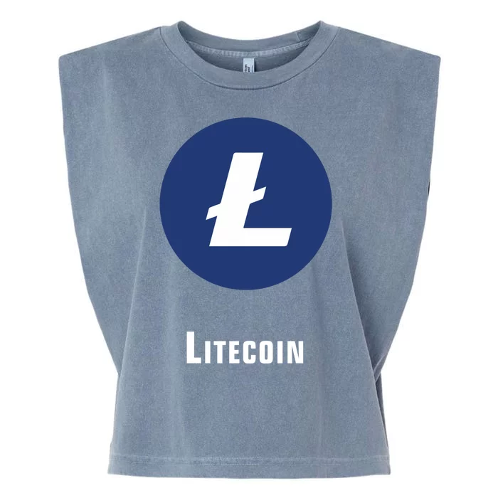 Litecoin Classic Garment-Dyed Women's Muscle Tee