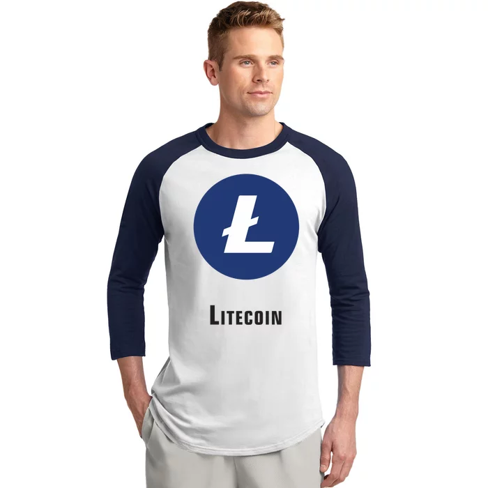 Litecoin Classic Baseball Sleeve Shirt