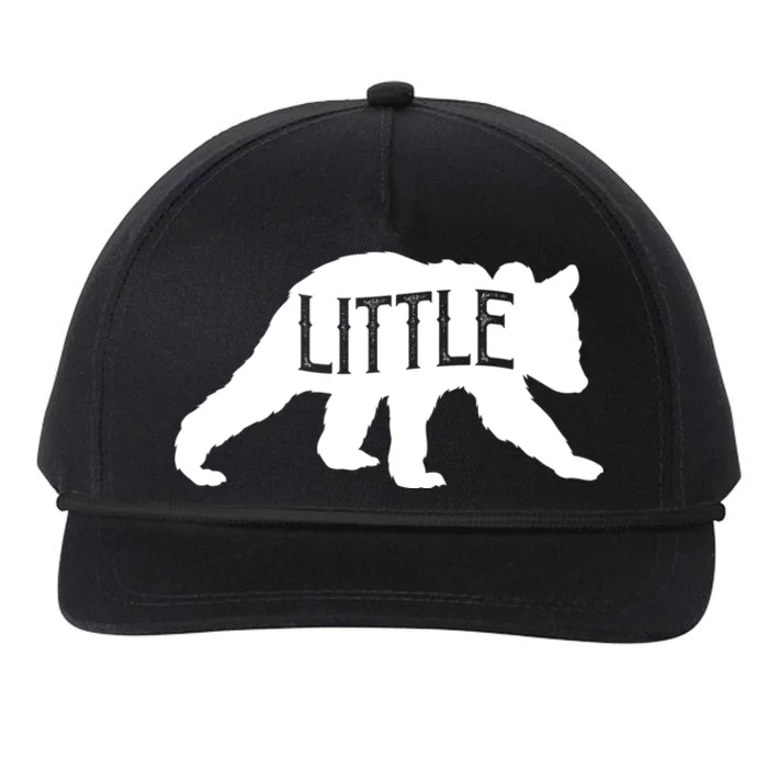 Little Bear Snapback Five-Panel Rope Hat