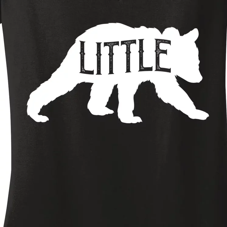 Little Bear Women's V-Neck T-Shirt