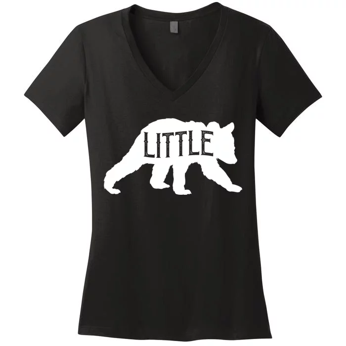 Little Bear Women's V-Neck T-Shirt