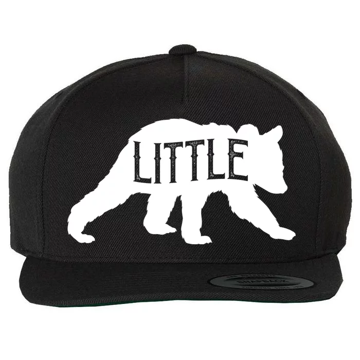 Little Bear Wool Snapback Cap