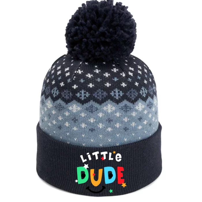 Little Dude The Baniff Cuffed Pom Beanie