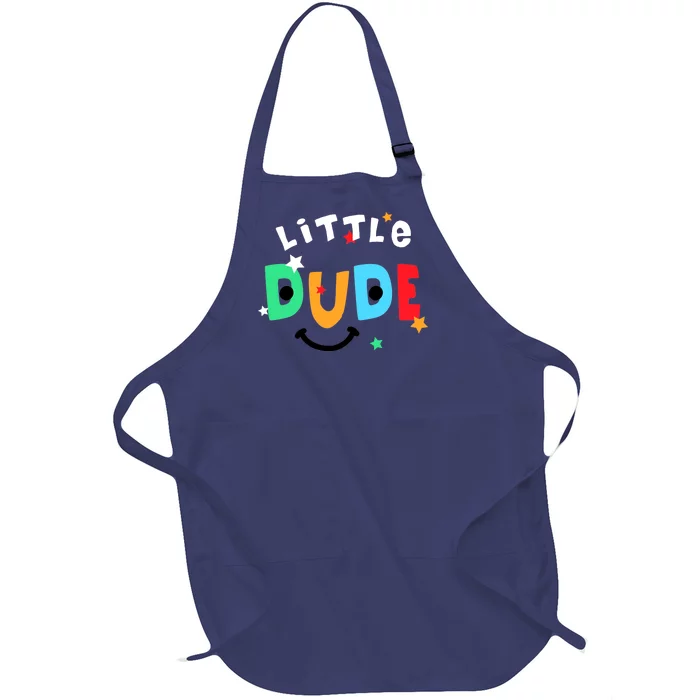 Little Dude Full-Length Apron With Pocket