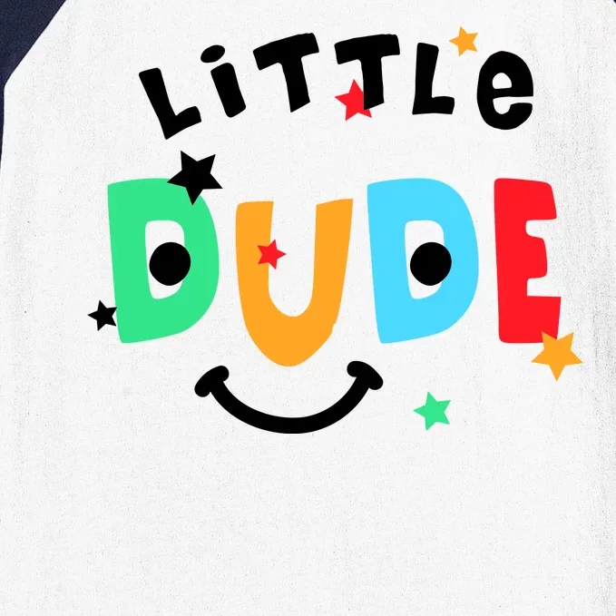 Little Dude Baseball Sleeve Shirt