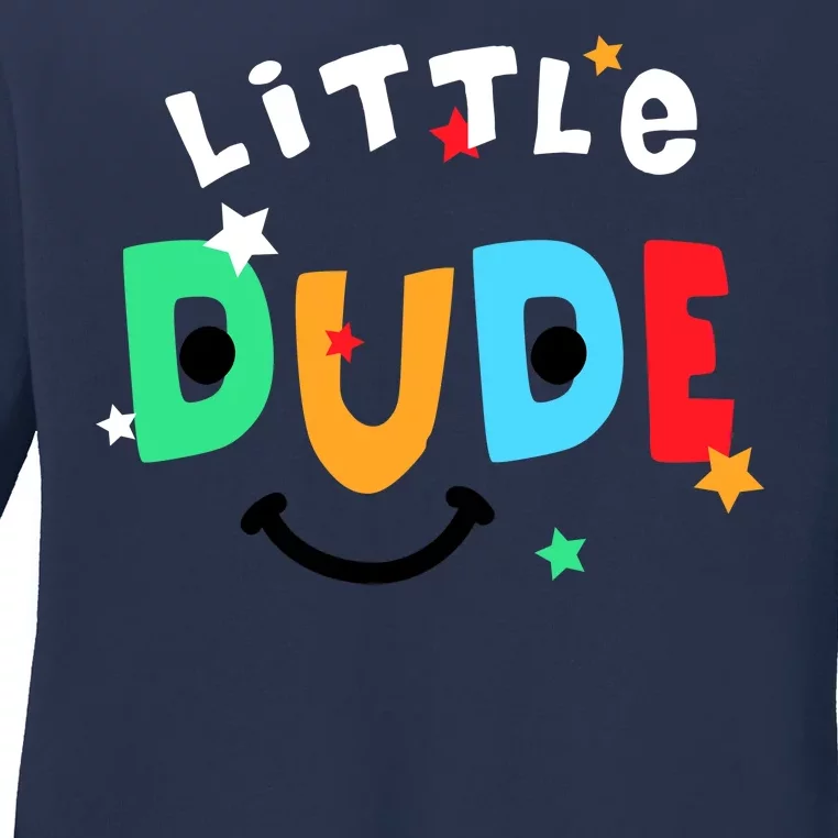 Little Dude Ladies Long Sleeve Shirt