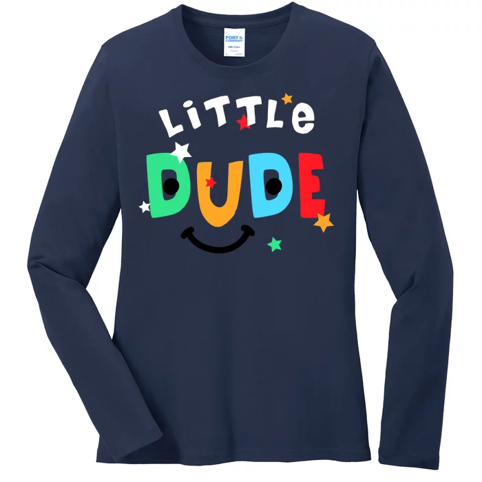 Little Dude Ladies Long Sleeve Shirt