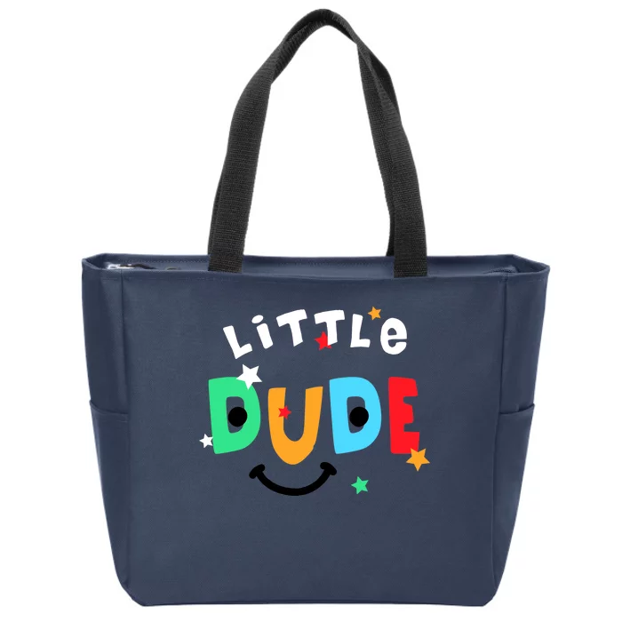 Little Dude Zip Tote Bag