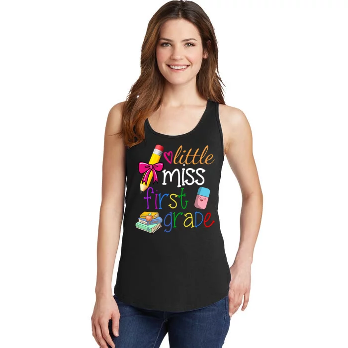 Little Miss First Grade Ladies Essential Tank