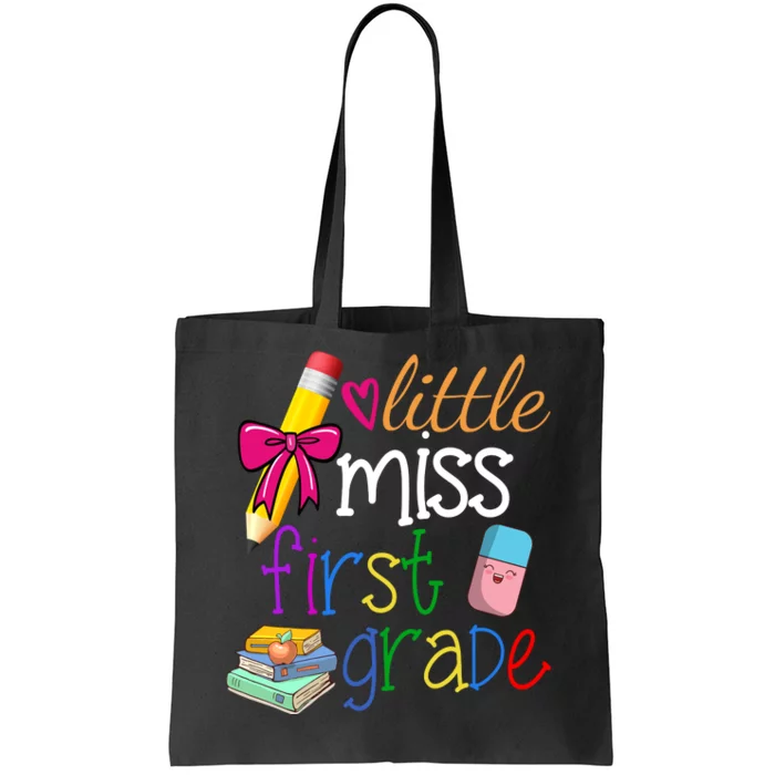 Little Miss First Grade Tote Bag