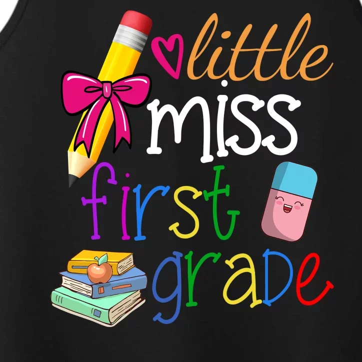 Little Miss First Grade Performance Tank