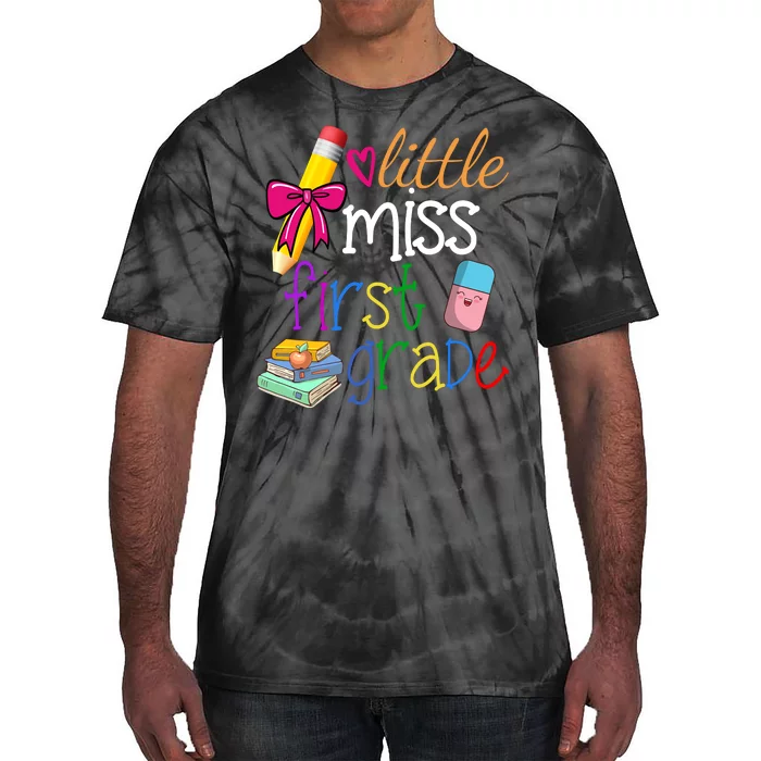 Little Miss First Grade Tie-Dye T-Shirt