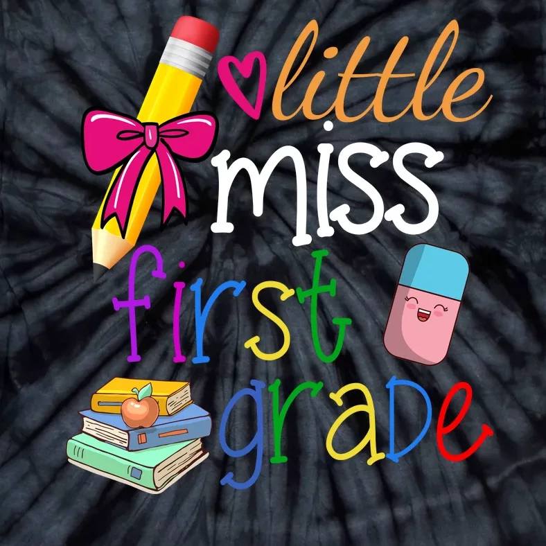 Little Miss First Grade Tie-Dye T-Shirt