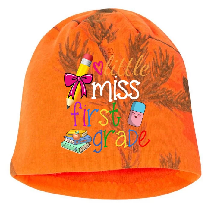 Little Miss First Grade Kati - Camo Knit Beanie