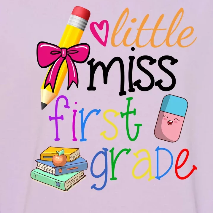 Little Miss First Grade Garment-Dyed Sweatshirt