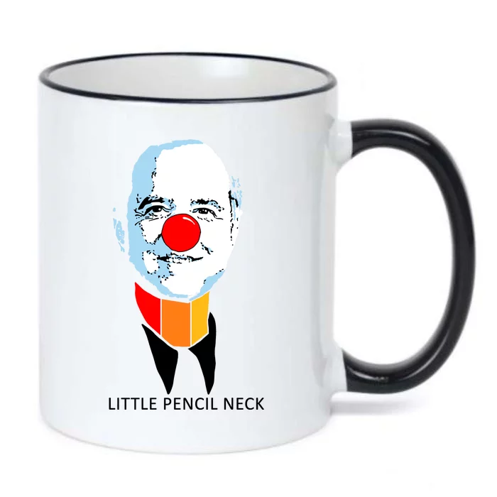 Little Pencil Neck Clown Pro Donald Trump Black Color Changing Mug