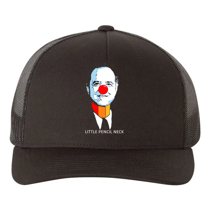 Little Pencil Neck Clown Pro Donald Trump Yupoong Adult 5-Panel Trucker Hat