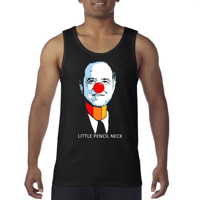 Little Pencil Neck Clown Pro Donald Trump Tank Top