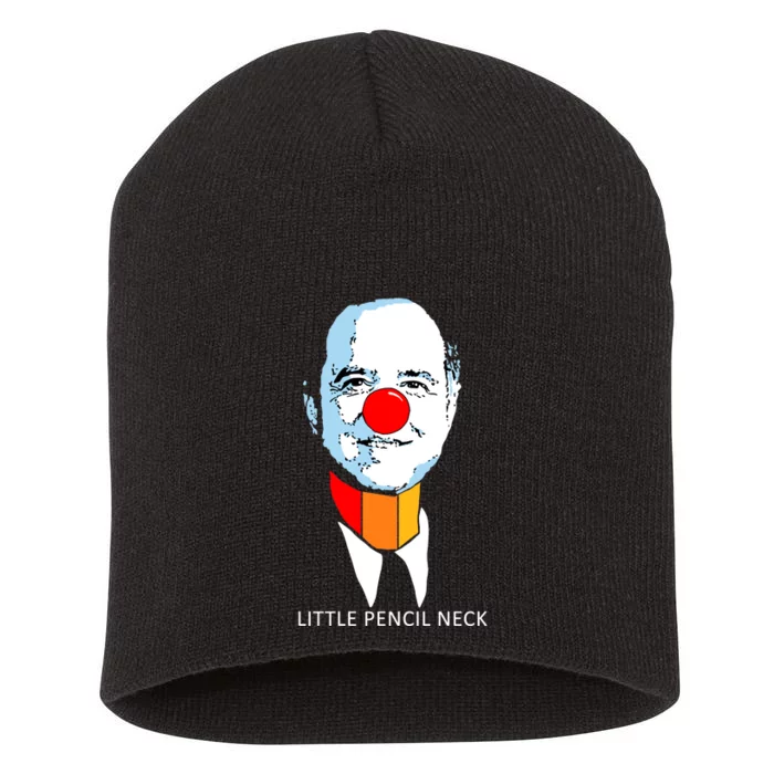 Little Pencil Neck Clown Pro Donald Trump Short Acrylic Beanie