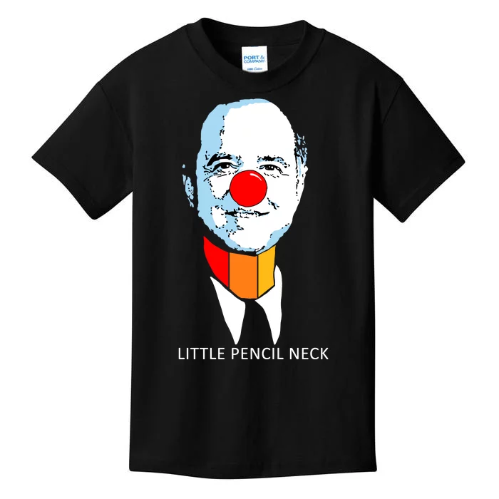 Little Pencil Neck Clown Pro Donald Trump Kids T-Shirt