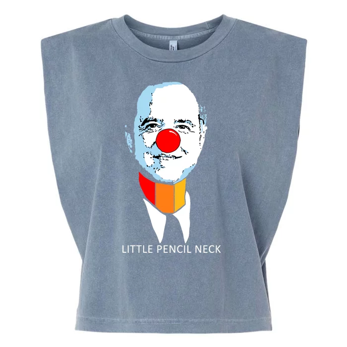 Little Pencil Neck Clown Pro Donald Trump Garment-Dyed Women's Muscle Tee