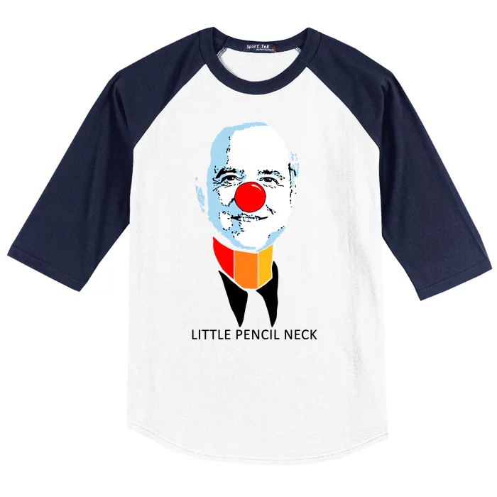 Little Pencil Neck Clown Pro Donald Trump Baseball Sleeve Shirt