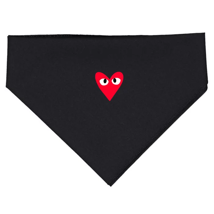 Little Pocket Heart Cute USA-Made Doggie Bandana