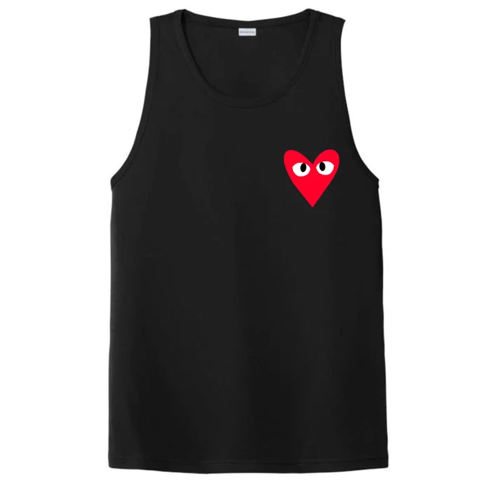 Little Pocket Heart Cute Performance Tank