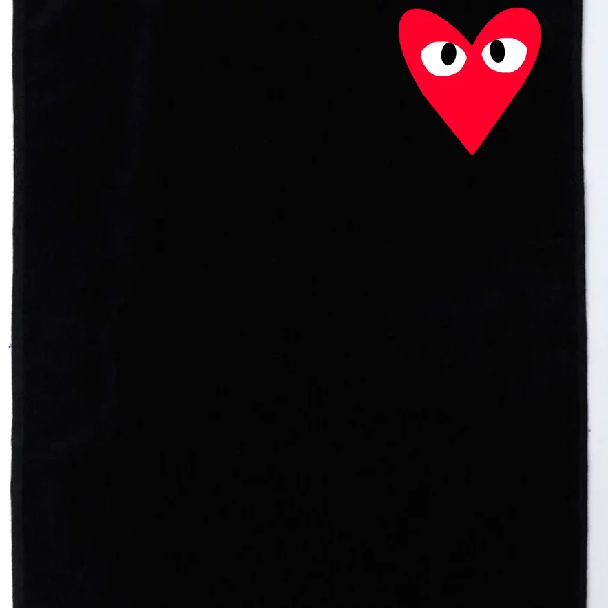 Little Pocket Heart Cute Platinum Collection Golf Towel