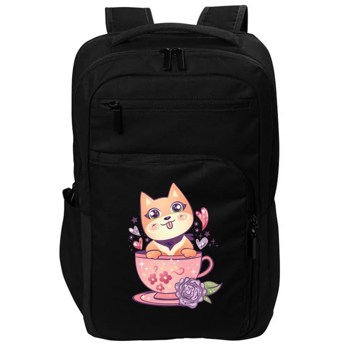 Little Teacup Dog Anime Impact Tech Backpack