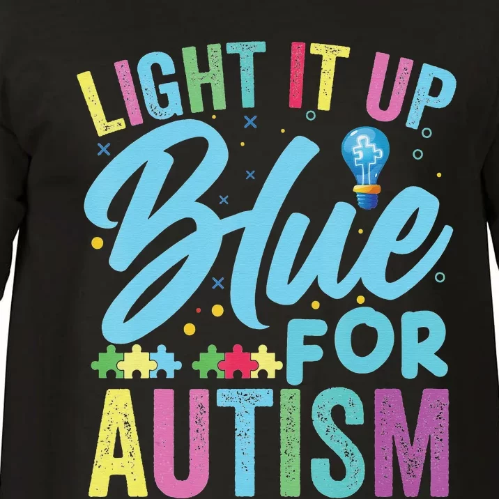 Light It Up Blue Autism Awareness Comfort Colors T-Shirt