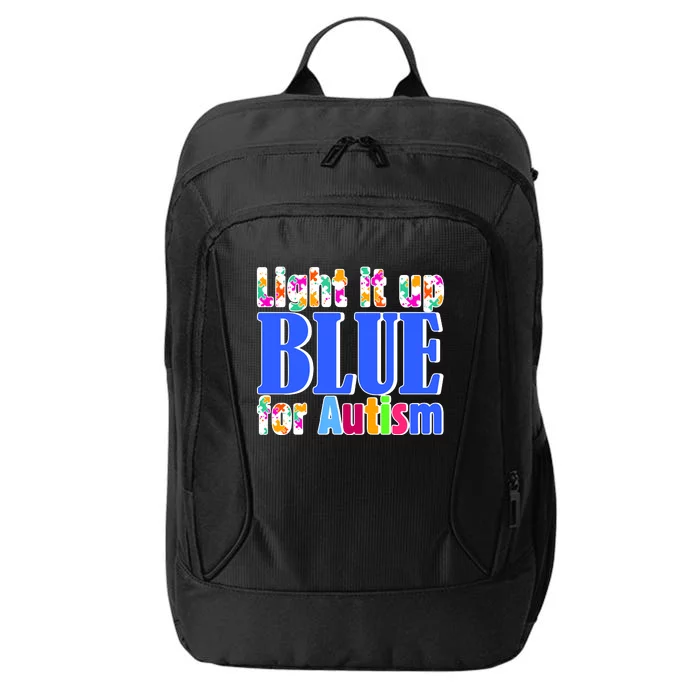 Light It Up Blue For Autism Awareness Month City Backpack